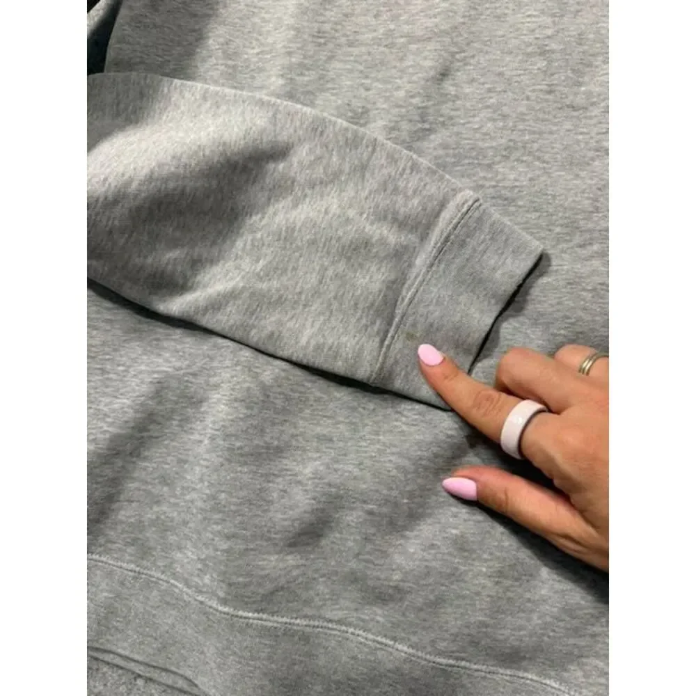 Nike Club Fleece Crewneck Sweatshirt Men's M Gray Pullover Athletic Casual